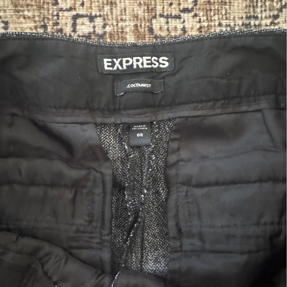 Express Columnist Slacks Size 00r Stretchy Barely… - image 5